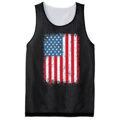 USA Flag American Flag United States Of America 4th Of July Mesh Reversible Basketball Jersey Tank