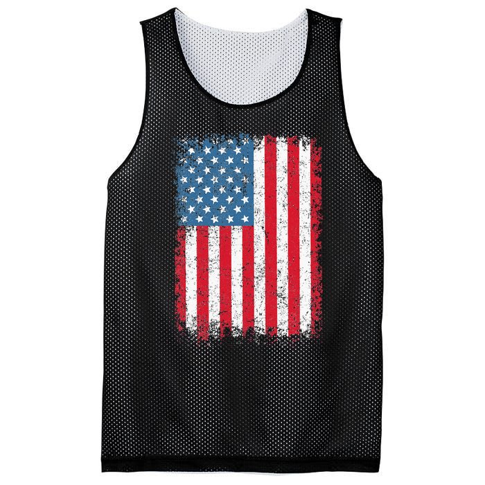 USA Flag American Flag United States Of America 4th Of July Mesh Reversible Basketball Jersey Tank