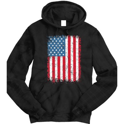 USA Flag American Flag United States Of America 4th Of July Tie Dye Hoodie