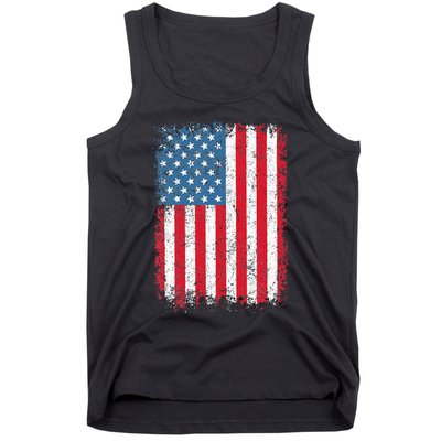 USA Flag American Flag United States Of America 4th Of July Tank Top