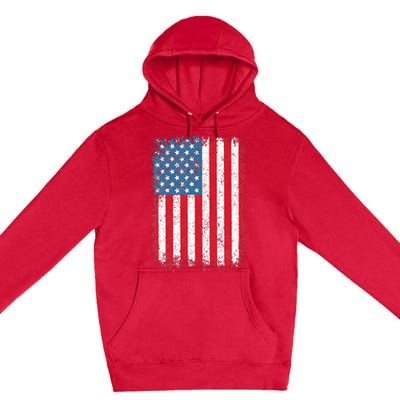 USA Flag American Flag United States Of America 4th Of July Premium Pullover Hoodie