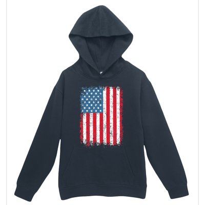 USA Flag American Flag United States Of America 4th Of July Urban Pullover Hoodie