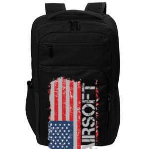 Usa Flag Airsoft Shooting Sports Gun Impact Tech Backpack