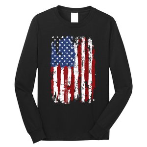 Usa Flag American Flag United States Of America 4th Of July Long Sleeve Shirt