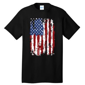 Usa Flag American Flag United States Of America 4th Of July Tall T-Shirt