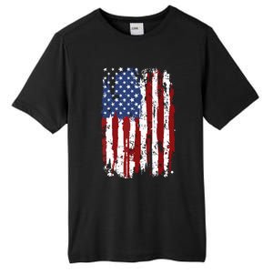 Usa Flag American Flag United States Of America 4th Of July Tall Fusion ChromaSoft Performance T-Shirt