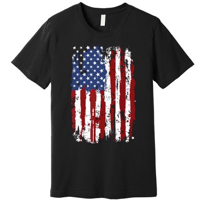 Usa Flag American Flag United States Of America 4th Of July Premium T-Shirt