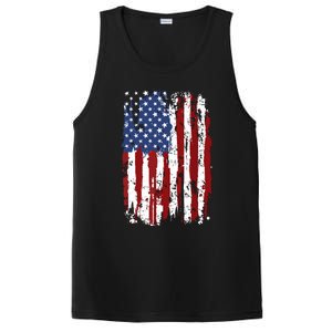 Usa Flag American Flag United States Of America 4th Of July PosiCharge Competitor Tank