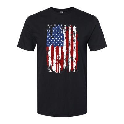 Usa Flag American Flag United States Of America 4th Of July Softstyle CVC T-Shirt