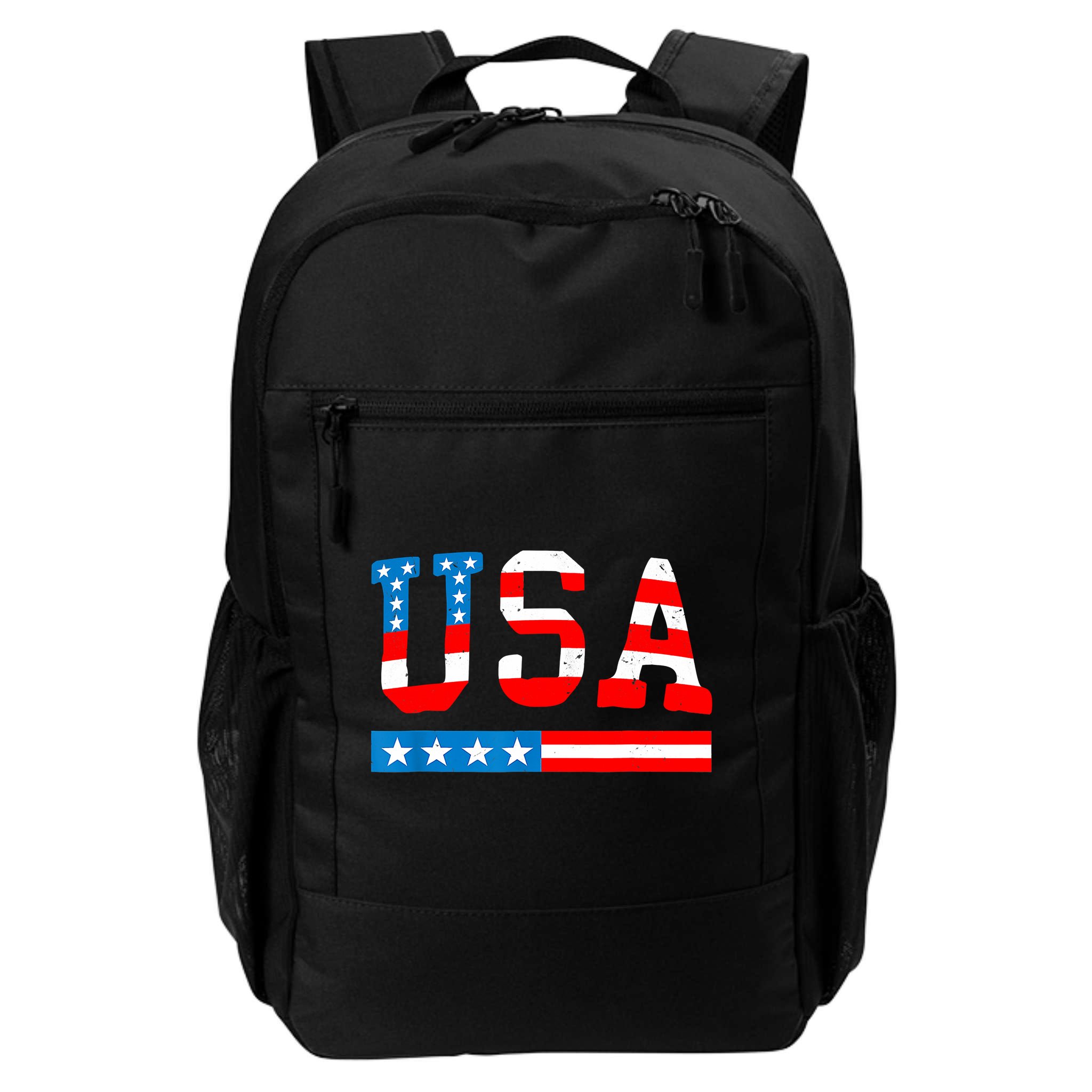 USA Flag American Funny 4th Of July Merica Backpack