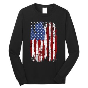 Usa Flag American Flag United States Of America Long Sleeve Shirt