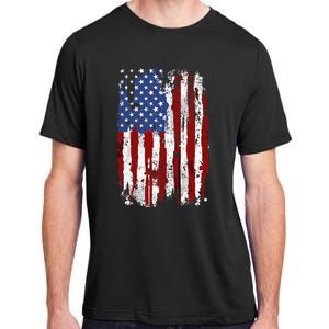 Usa Flag American Flag United States Of America Adult ChromaSoft Performance T-Shirt