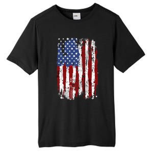 Usa Flag American Flag United States Of America Tall Fusion ChromaSoft Performance T-Shirt