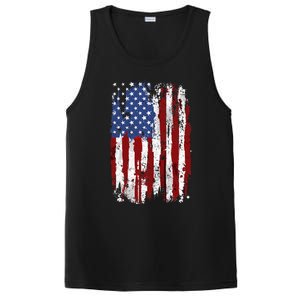 Usa Flag American Flag United States Of America PosiCharge Competitor Tank