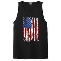 Usa Flag American Flag United States Of America PosiCharge Competitor Tank