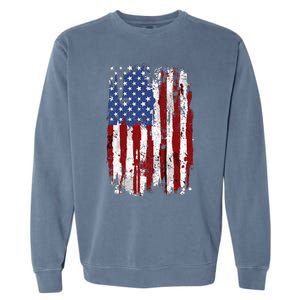 Usa Flag American Flag United States Of America Garment-Dyed Sweatshirt