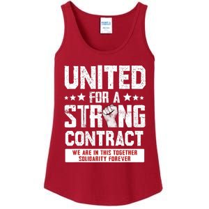 United For A Strong Contract UAW Union Strike UAW Strong Ladies Essential Tank