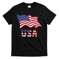 Usa Flag American United States Of America T-Shirt