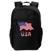 Usa Flag American United States Of America Daily Commute Backpack