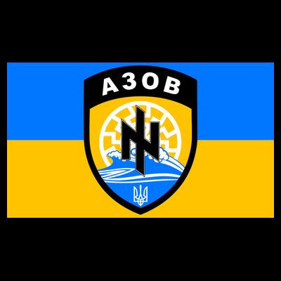 Ukraine Flag Azov Battalion A30B Shield Special Forces T-Shirt