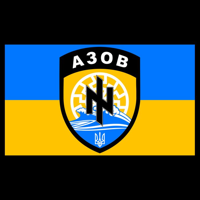 Ukraine Flag Azov Battalion A30B Shield Special Forces T-Shirt