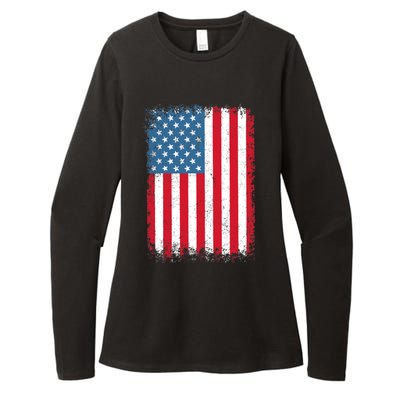 USA Flag American Flag United States of America 4th of July Womens CVC Long Sleeve Shirt