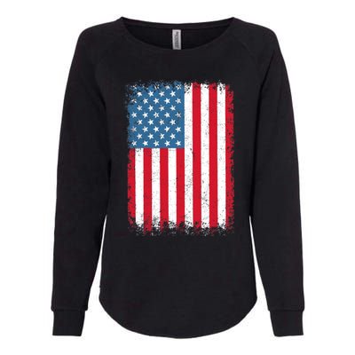 USA Flag American Flag United States of America 4th of July Womens California Wash Sweatshirt