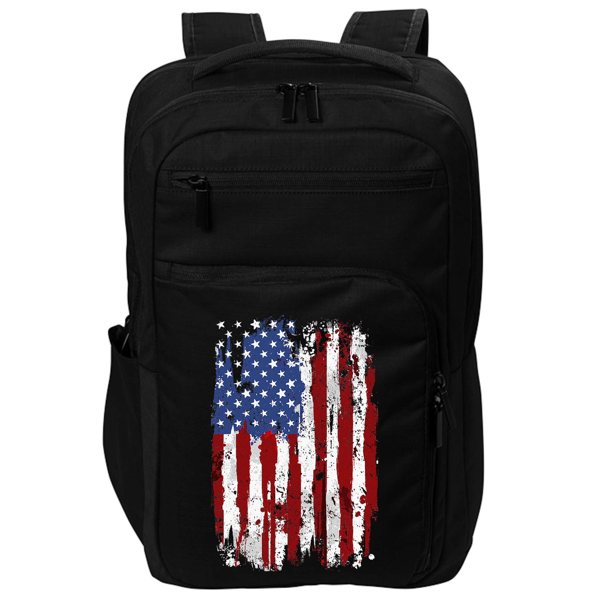 Usa Flag American Flag United States Of America Impact Tech Backpack