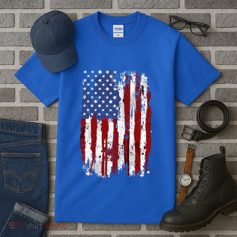 Usa Flag American Flag United States Of America Tall T-Shirt