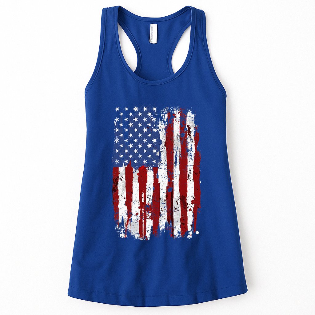 Usa Flag American Flag United States Of America Womens Tank Top