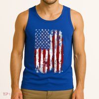 Usa Flag American Flag United States Of America Tank Top
