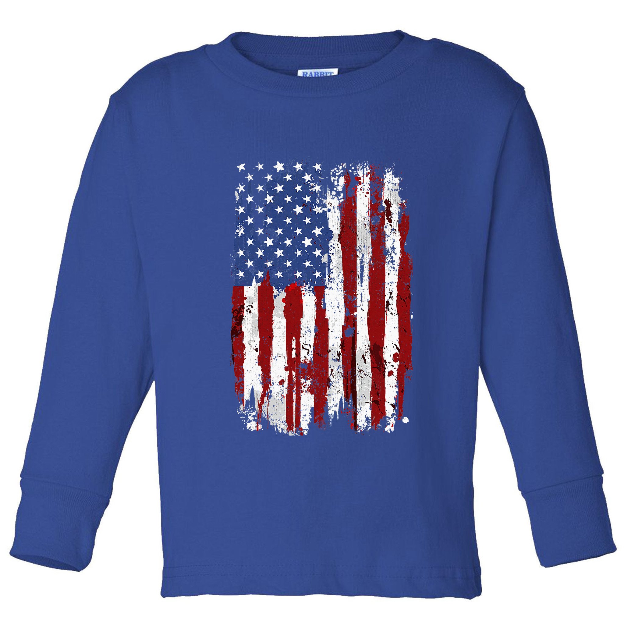 Usa Flag American Flag United States Of America Toddler Long Sleeve Shirt