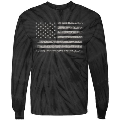 Usa Flag American Flag United States Of America Tie-Dye Long Sleeve Shirt