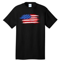 USA Flag American Flag United States of America 4th of July Tall T-Shirt