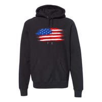 USA Flag American Flag United States of America 4th of July Premium Hoodie