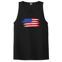 USA Flag American Flag United States of America 4th of July PosiCharge Competitor Tank