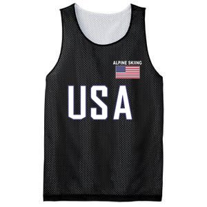 Usa Flag Alpine Skiing Pocket Nordic Ski Jersey Mesh Reversible Basketball Jersey Tank