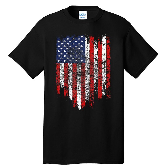 USA Flag American Flag United States of America 4th of July Tall T-Shirt