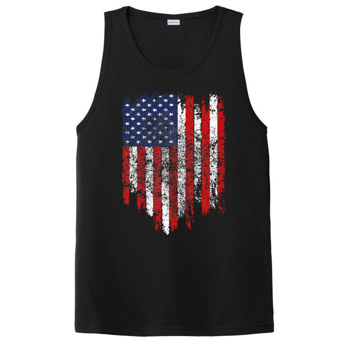 USA Flag American Flag United States of America 4th of July PosiCharge Competitor Tank