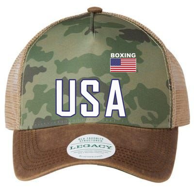Usa Flag Boxing Cool Boxer Training Equipment Legacy Tie Dye Trucker Hat