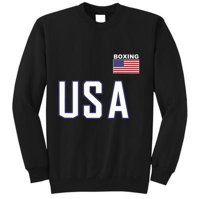 Usa Flag Boxing Cool Boxer Training Equipment Sweatshirt