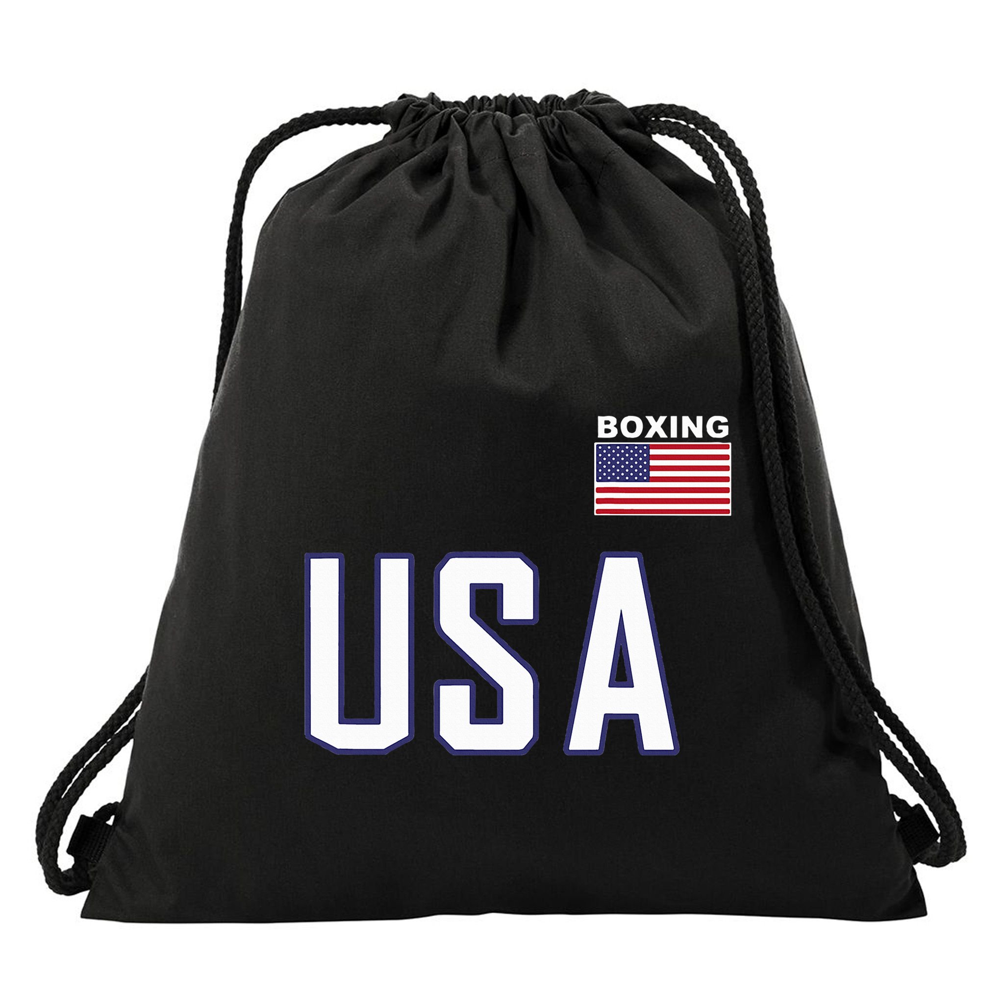 Usa Flag Boxing Cool Boxer Training Equipment Drawstring Bag