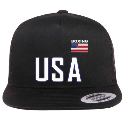 Usa Flag Boxing Cool Boxer Training Equipment Flatbill Hat