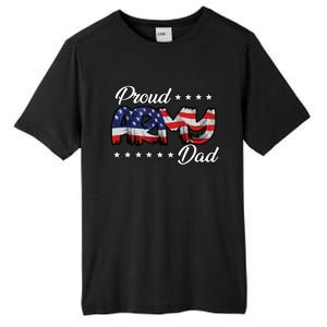 Us Flag Bold Proud Army Dad Gift Tall Fusion ChromaSoft Performance T-Shirt