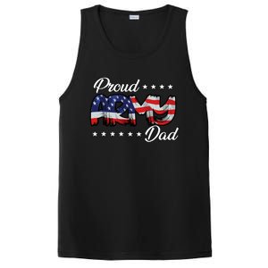 Us Flag Bold Proud Army Dad Gift PosiCharge Competitor Tank