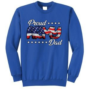 Us Flag Bold Proud Army Dad Gift Sweatshirt