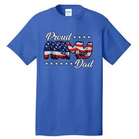 Us Flag Bold Proud Army Dad Gift Tall T-Shirt