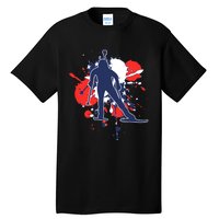 USA Flag Biathlonist American Biathlon Tall T-Shirt