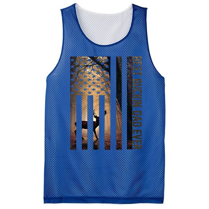 Usa Flag Best Buckin Dad Ever Deer Hunting Fathers Day Gift Meaningful Gift Mesh Reversible Basketball Jersey Tank