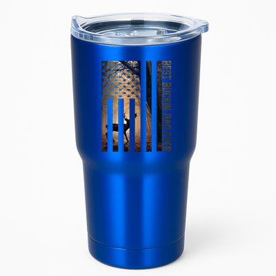 Usa Flag Best Buckin Dad Ever Deer Hunting Fathers Day Gift Meaningful Gift Tumbler